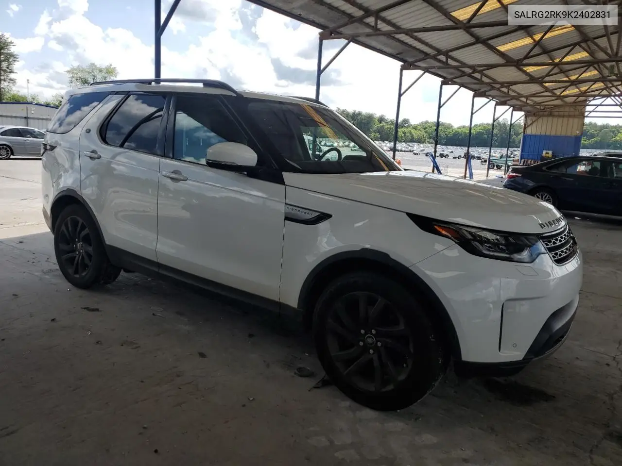 2019 Land Rover Discovery Se VIN: SALRG2RK9K2402831 Lot: 63116825