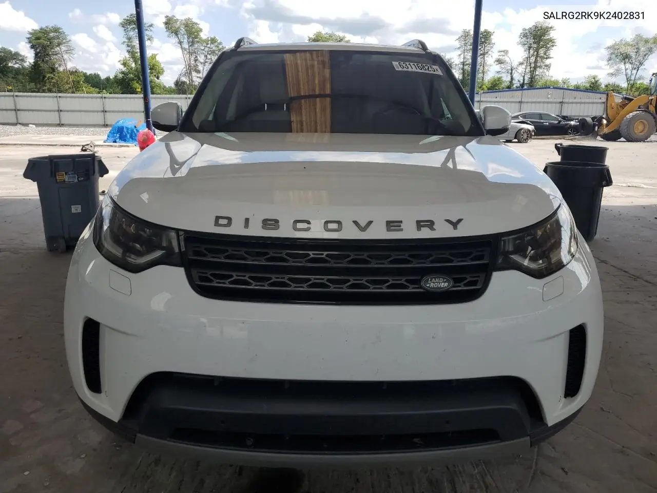 2019 Land Rover Discovery Se VIN: SALRG2RK9K2402831 Lot: 63116825