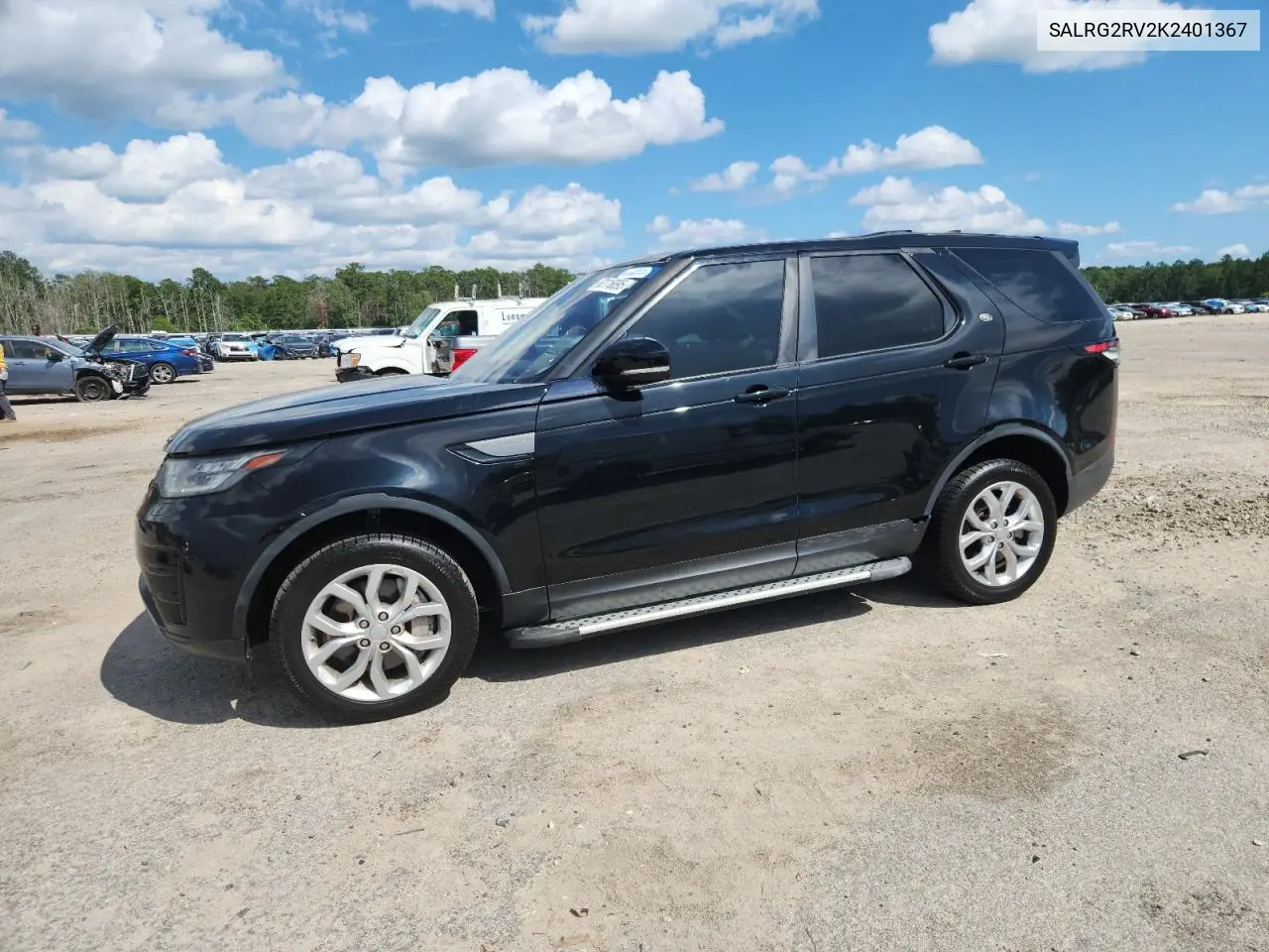 2019 Land Rover Discovery Se VIN: SALRG2RV2K2401367 Lot: 63116895