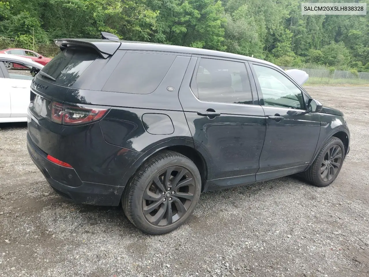2020 Land Rover Discovery Sport Hse R-Dynamic VIN: SALCM2GX5LH838328 Lot: 61591885