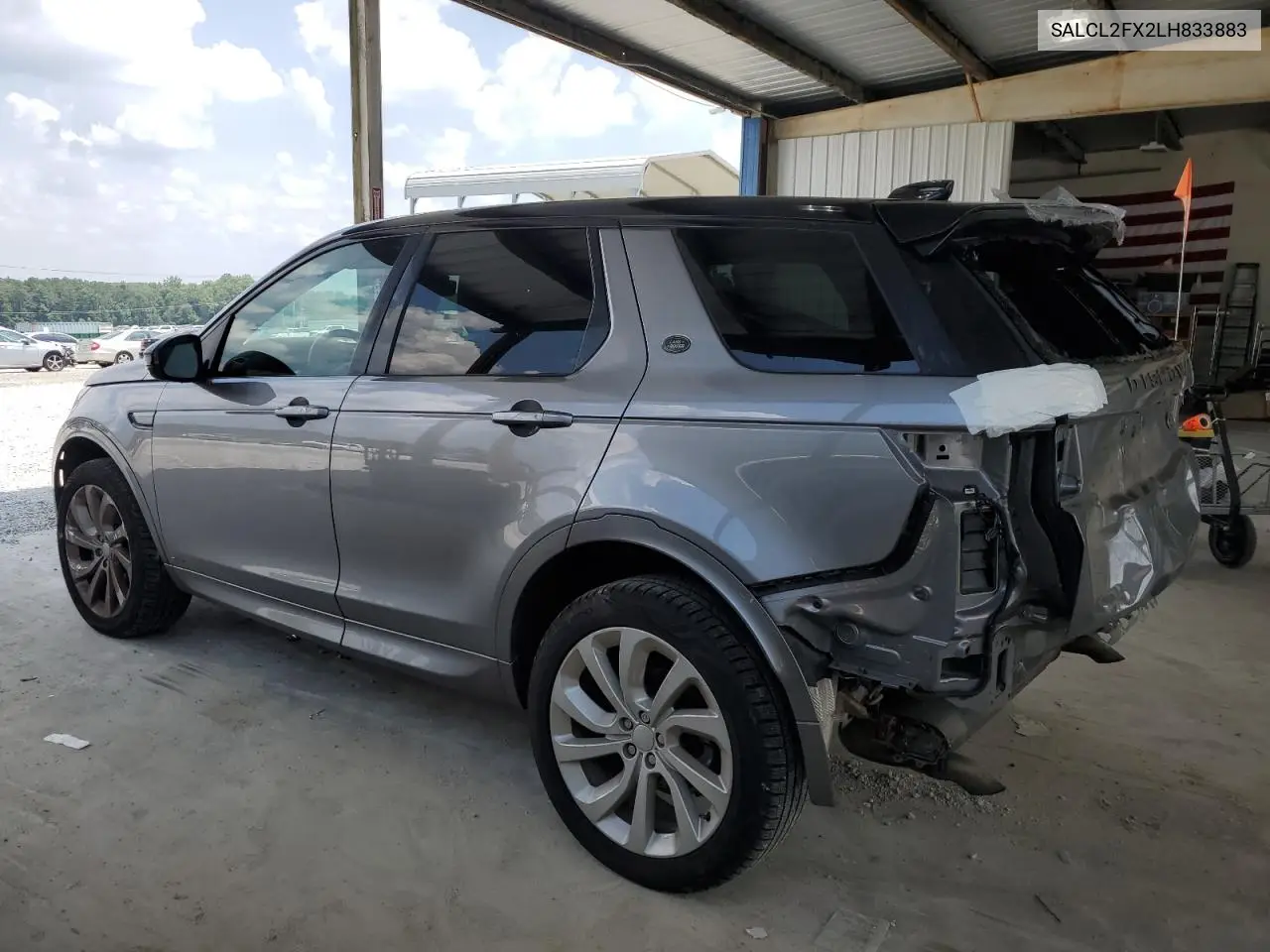 2020 Land Rover Discovery Sport Se R-Dynamic VIN: SALCL2FX2LH833883 Lot: 62260895