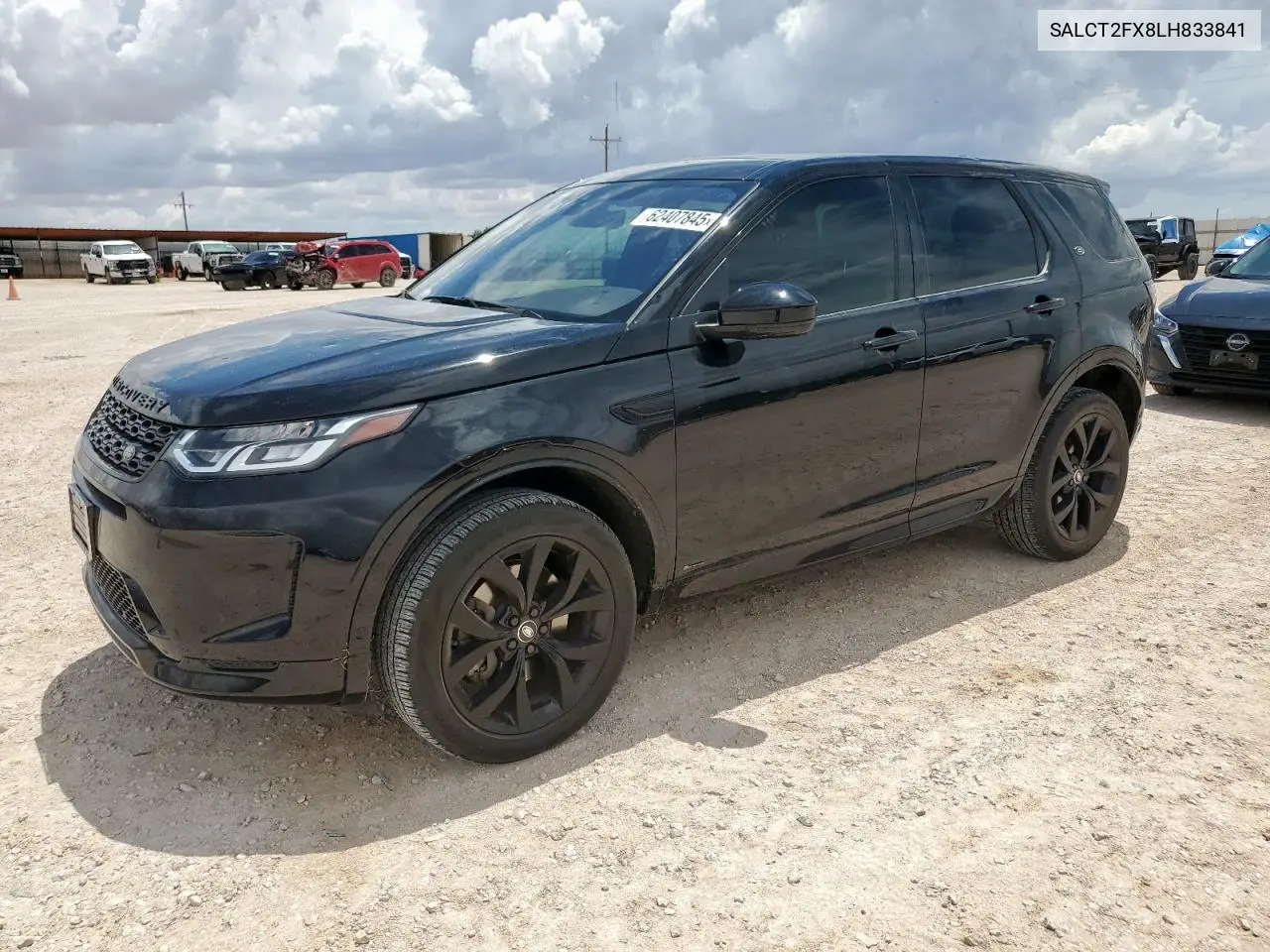 2020 Land Rover Discovery Sport S R-Dynamic VIN: SALCT2FX8LH833841 Lot: 62407845