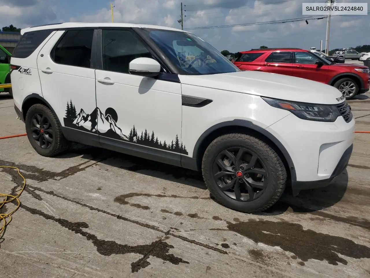 2020 Land Rover Discovery Se VIN: SALRG2RV5L2424840 Lot: 62494655