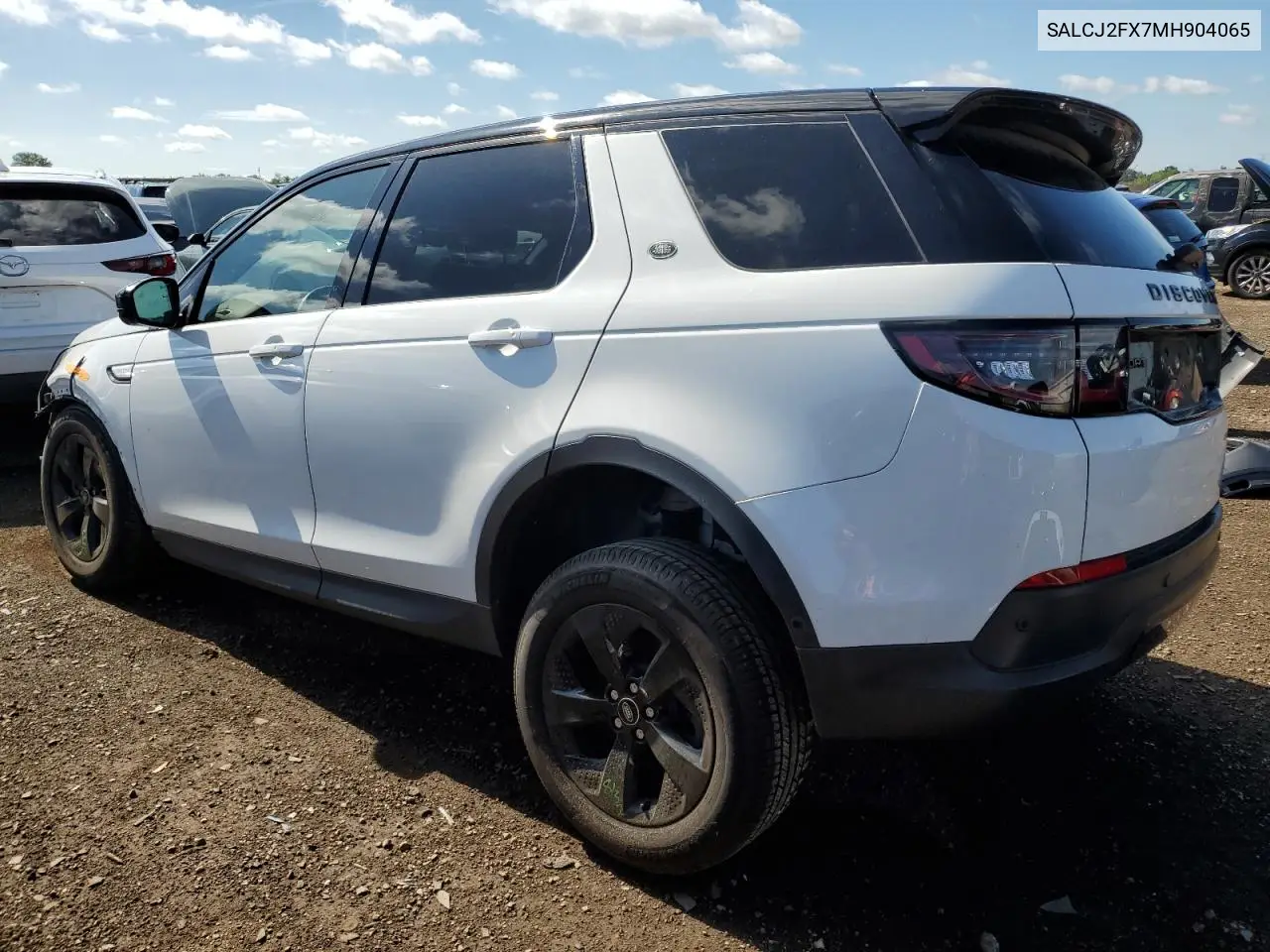 2021 Land Rover Discovery Sport S VIN: SALCJ2FX7MH904065 Lot: 62240945