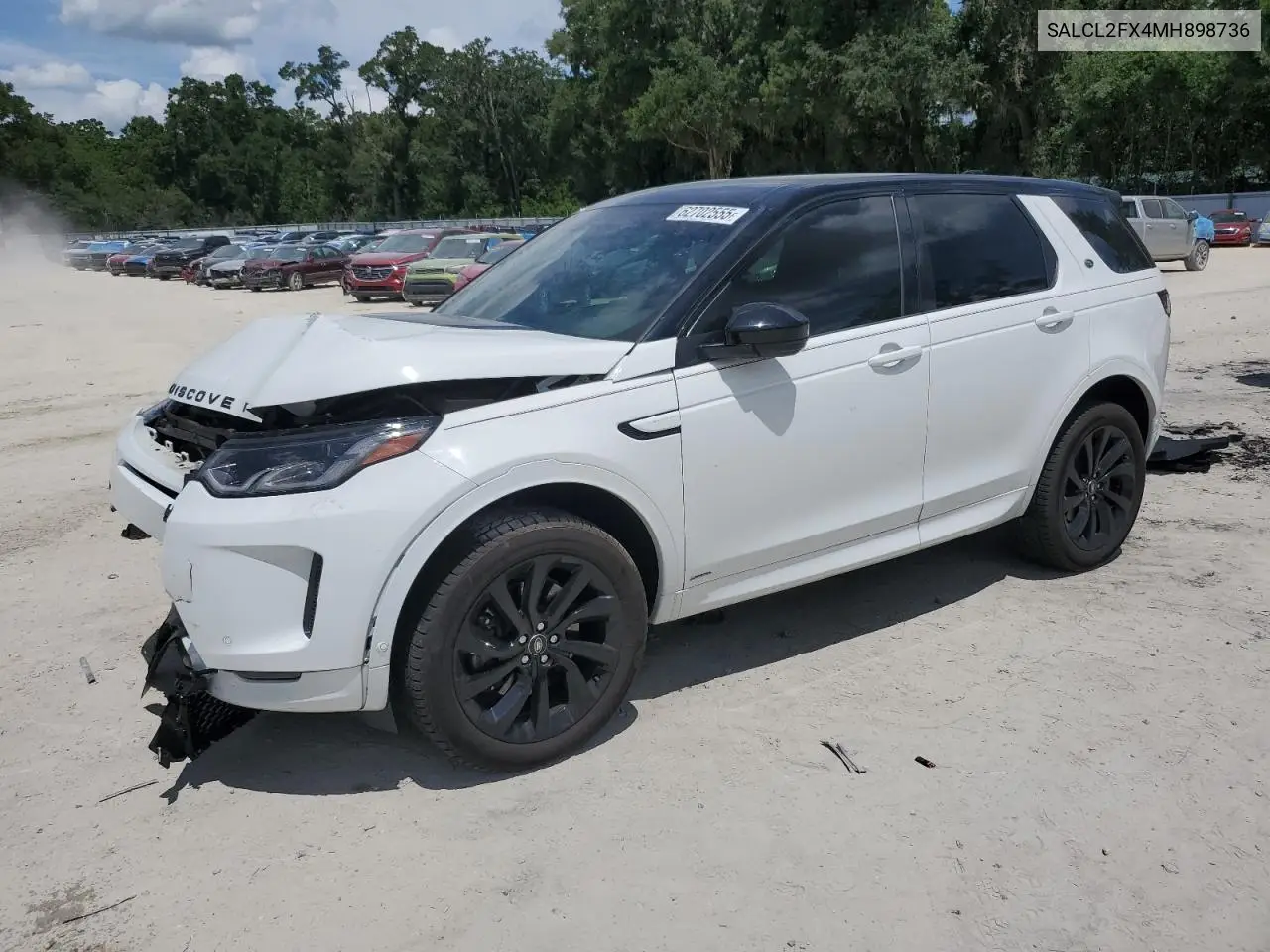 2021 Land Rover Discovery Sport Se R-Dynamic VIN: SALCL2FX4MH898736 Lot: 62702555