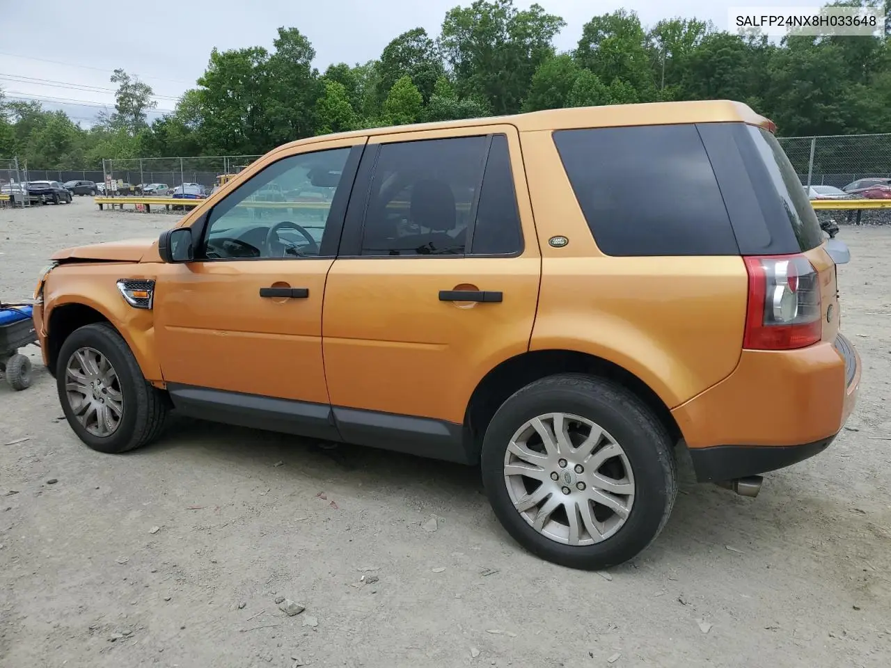 2008 Land Rover Lr2 Se VIN: SALFP24NX8H033648 Lot: 58412985