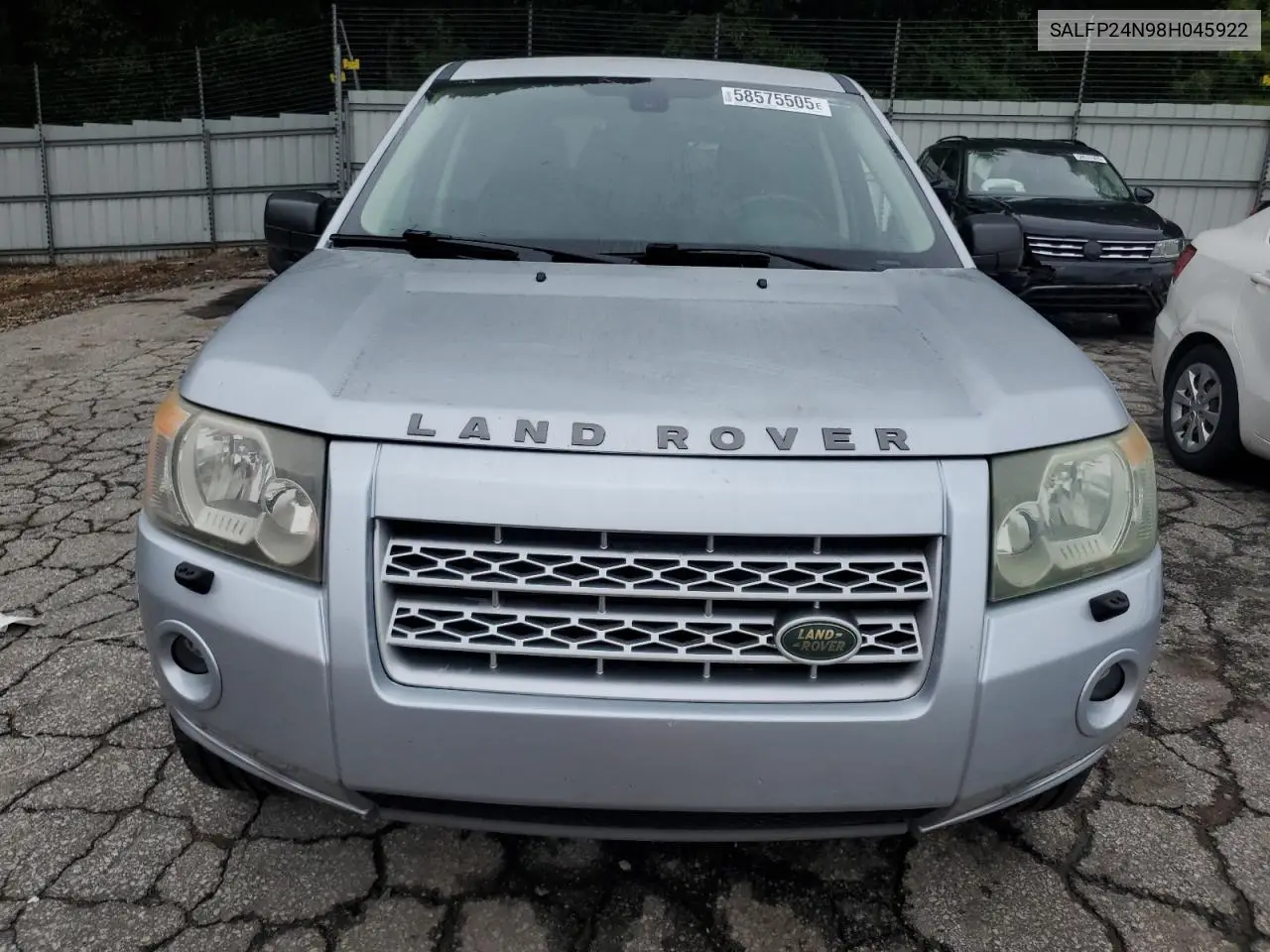 2008 Land Rover Lr2 Se VIN: SALFP24N98H045922 Lot: 58575505