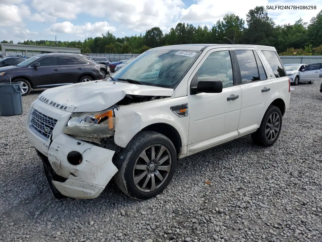 2008 Land Rover Lr2 Hse VIN: SALFR24N78H086298 Lot: 58673235