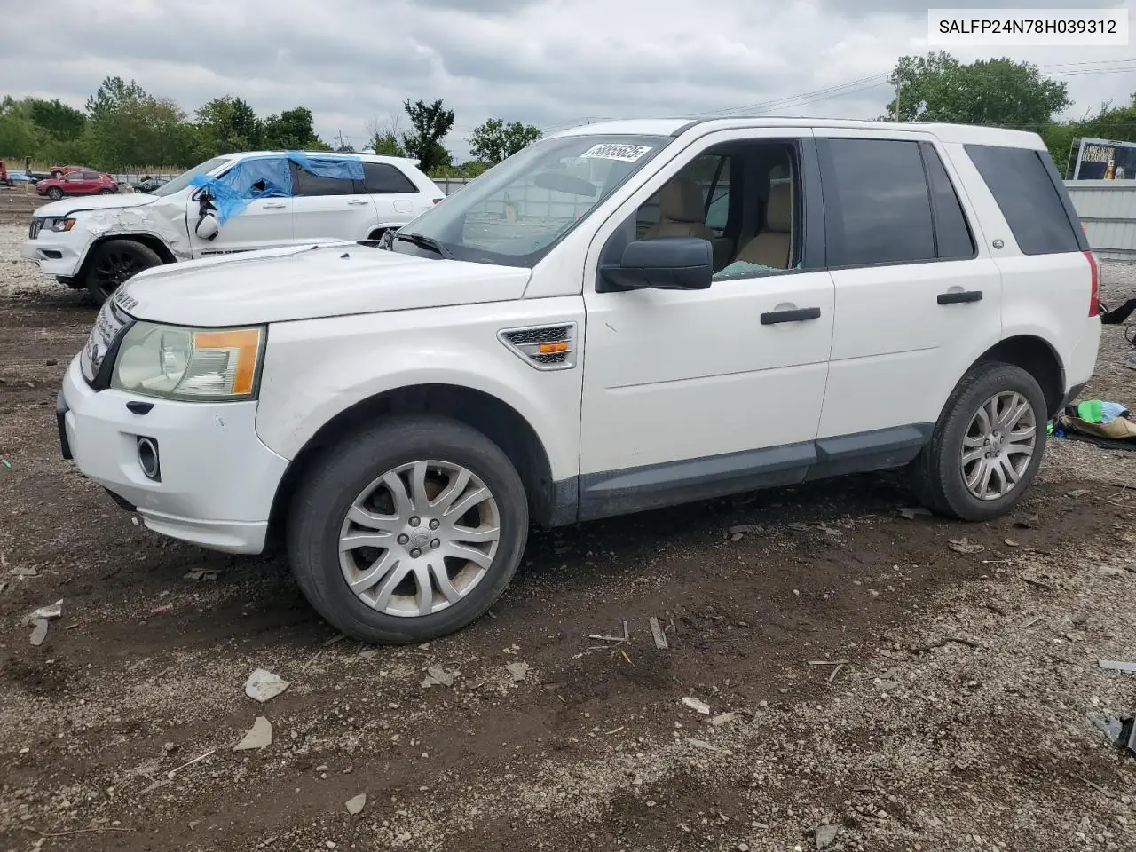 2008 Land Rover Lr2 Se VIN: SALFP24N78H039312 Lot: 58855625