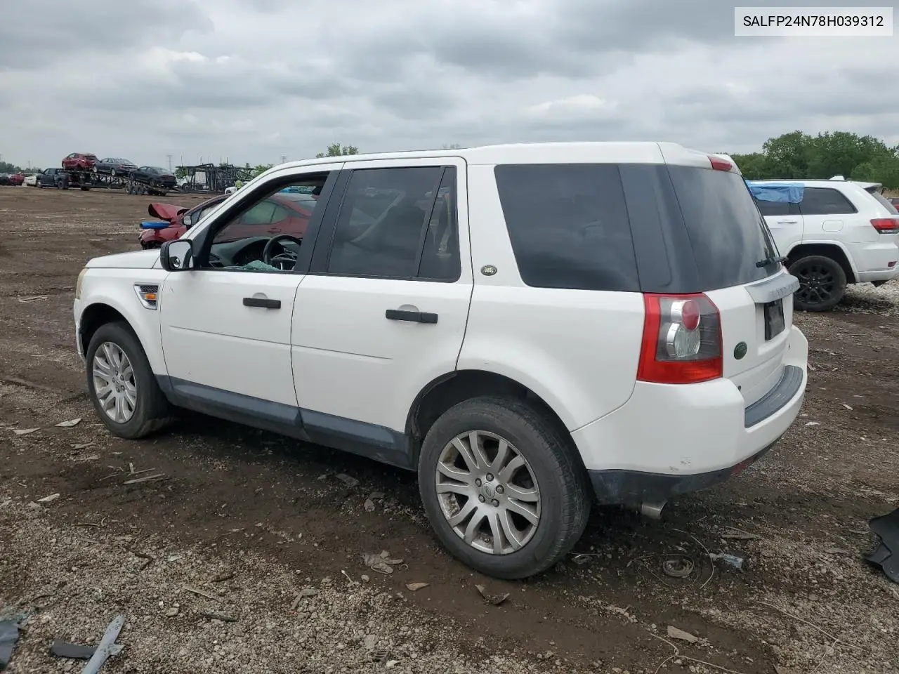2008 Land Rover Lr2 Se VIN: SALFP24N78H039312 Lot: 58855625