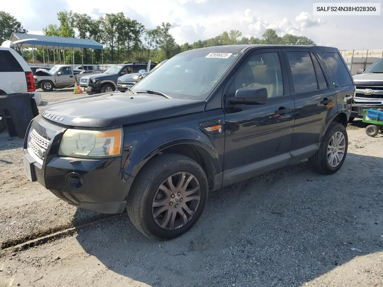 2008 Land Rover Lr2 Se Technology VIN: SALFS24N38H028306 Lot: 62696825