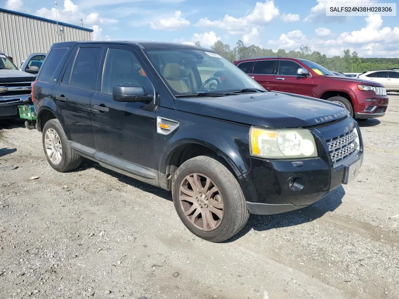 2008 Land Rover Lr2 Se Technology VIN: SALFS24N38H028306 Lot: 62696825