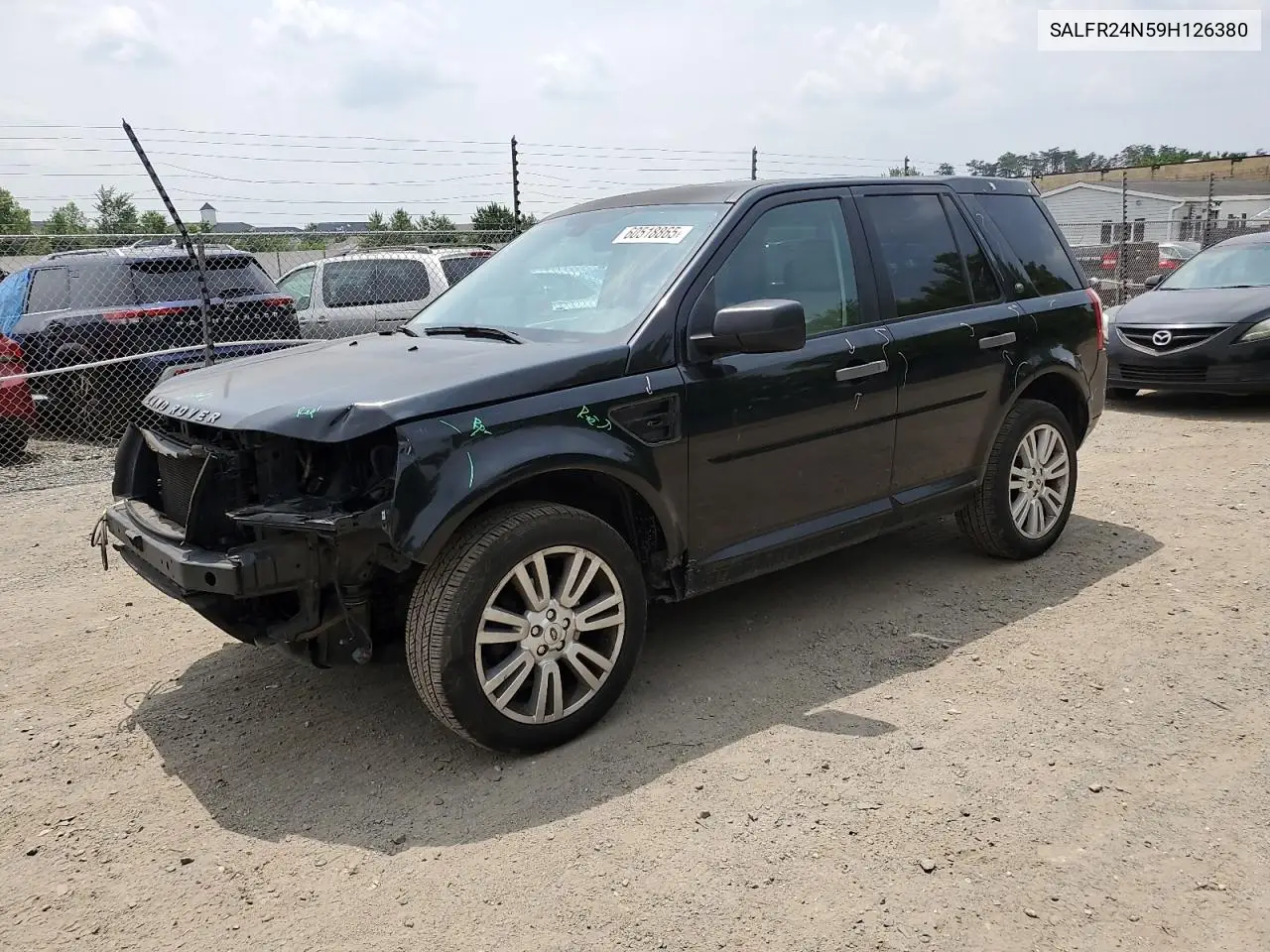 2009 Land Rover Lr2 Hse VIN: SALFR24N59H126380 Lot: 60518865