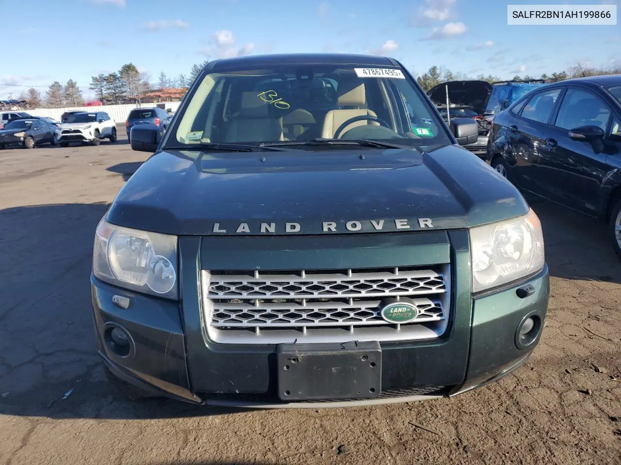 2010 Land Rover Lr2 Hse VIN: SALFR2BN1AH199866 Lot: 47867495