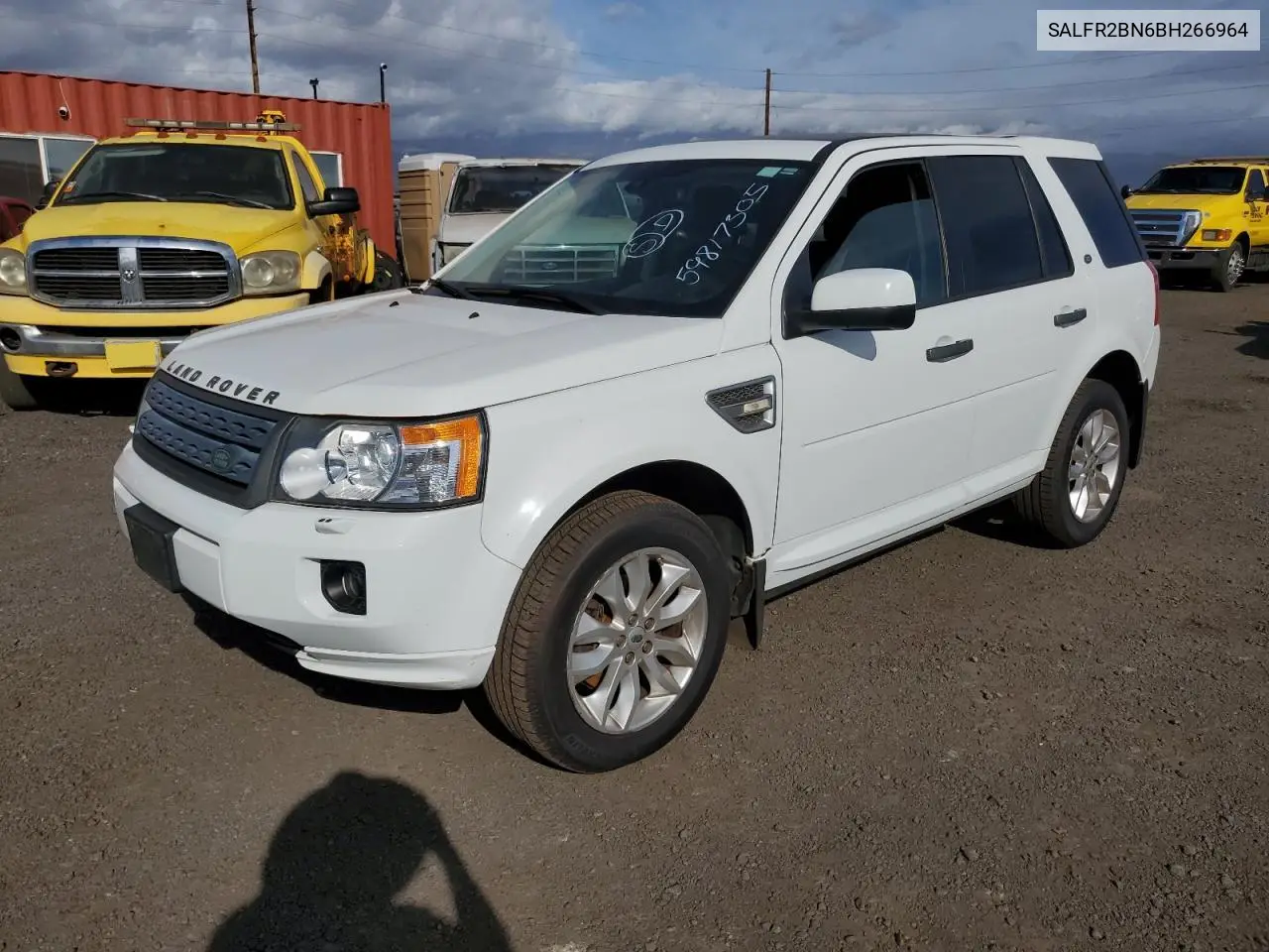 2011 Land Rover Lr2 Hse VIN: SALFR2BN6BH266964 Lot: 59817305