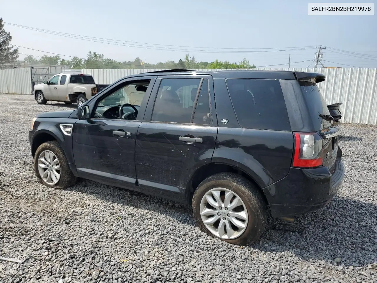 2011 Land Rover Lr2 Hse VIN: SALFR2BN2BH219978 Lot: 60785455