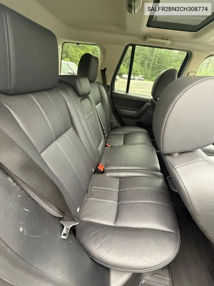2012 Land Rover Lr2 Hse VIN: SALFR2BN2CH308774 Lot: 60827275