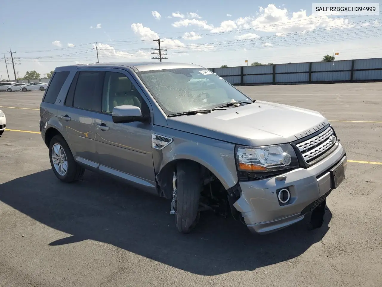 2014 Land Rover Lr2 Hse VIN: SALFR2BGXEH394999 Lot: 57244515
