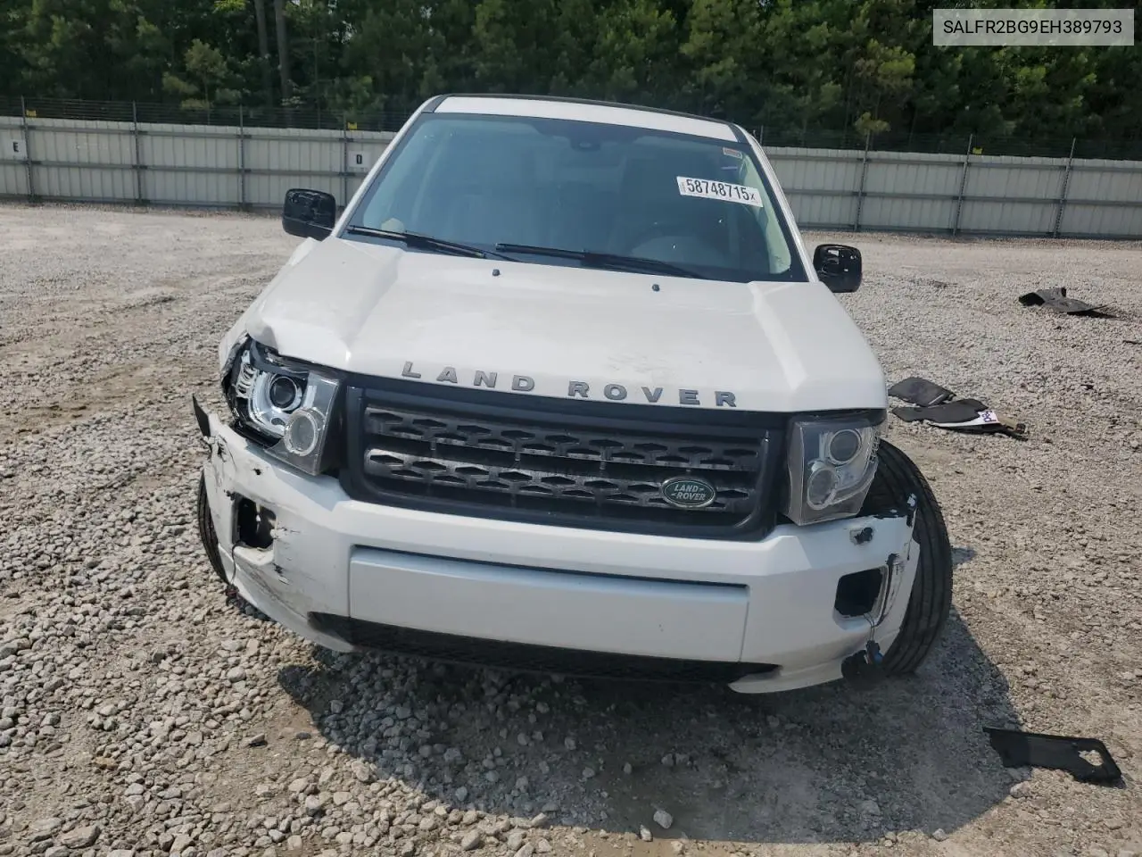 2014 Land Rover Lr2 Hse VIN: SALFR2BG9EH389793 Lot: 58748715