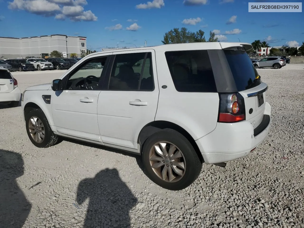 2014 Land Rover Lr2 Hse VIN: SALFR2BG8EH397190 Lot: 85378254