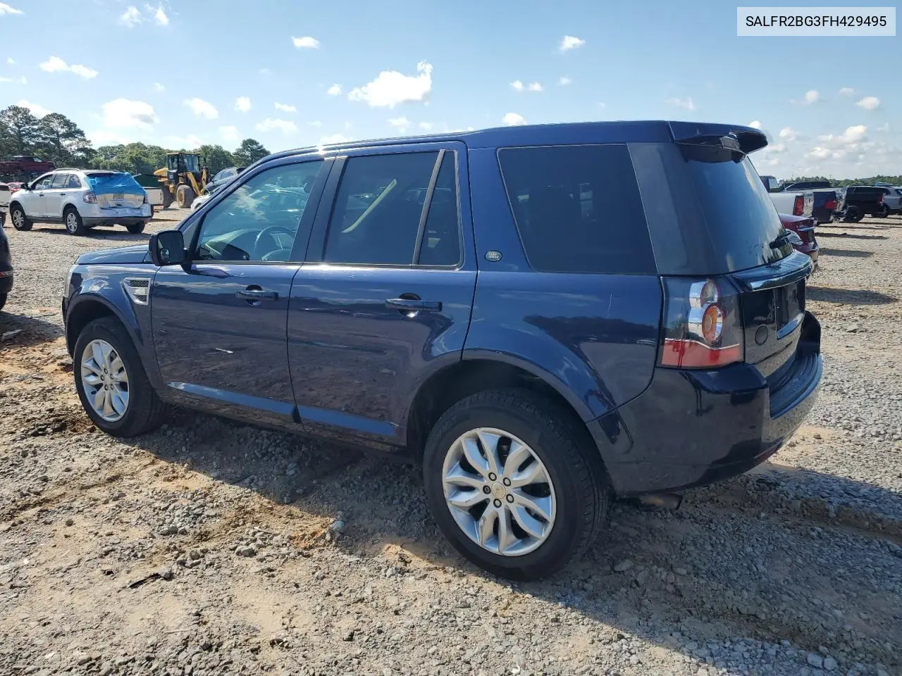 2015 Land Rover Lr2 Base/Hse VIN: SALFR2BG3FH429495 Lot: 56730195