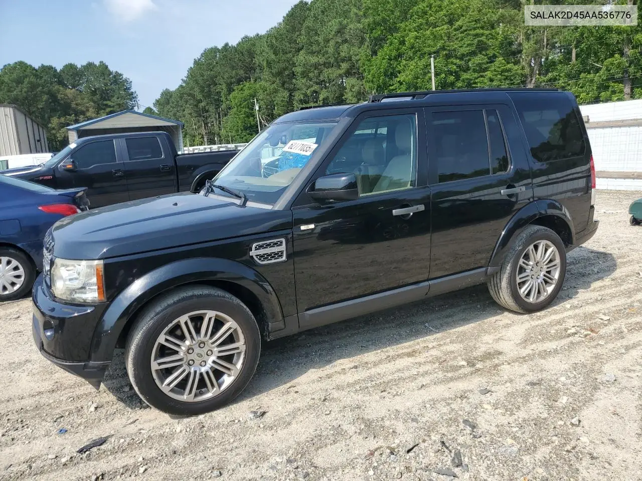 2010 Land Rover Lr4 Hse Luxury VIN: SALAK2D45AA536776 Lot: 62771035