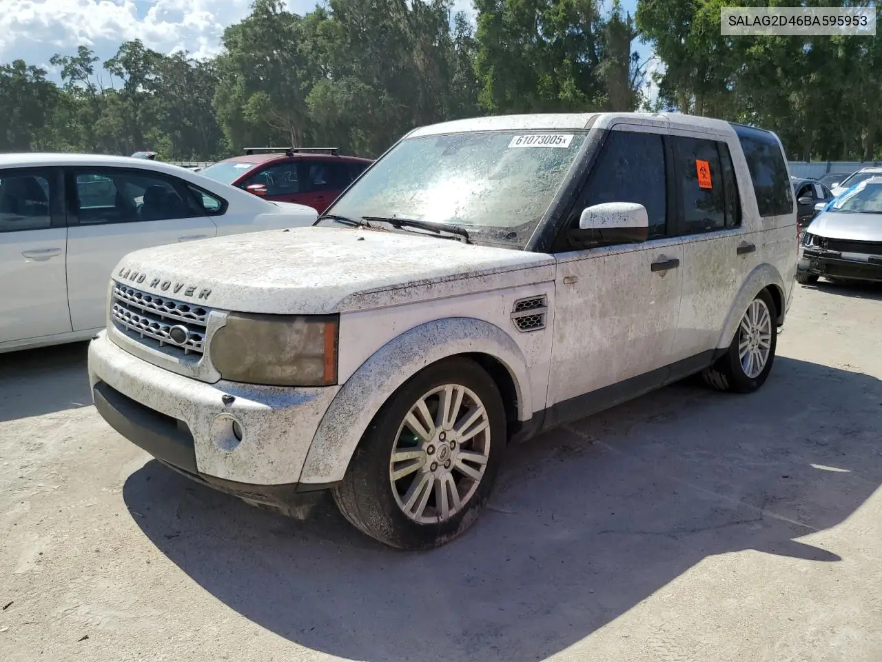 2011 Land Rover Lr4 Hse VIN: SALAG2D46BA595953 Lot: 61073005