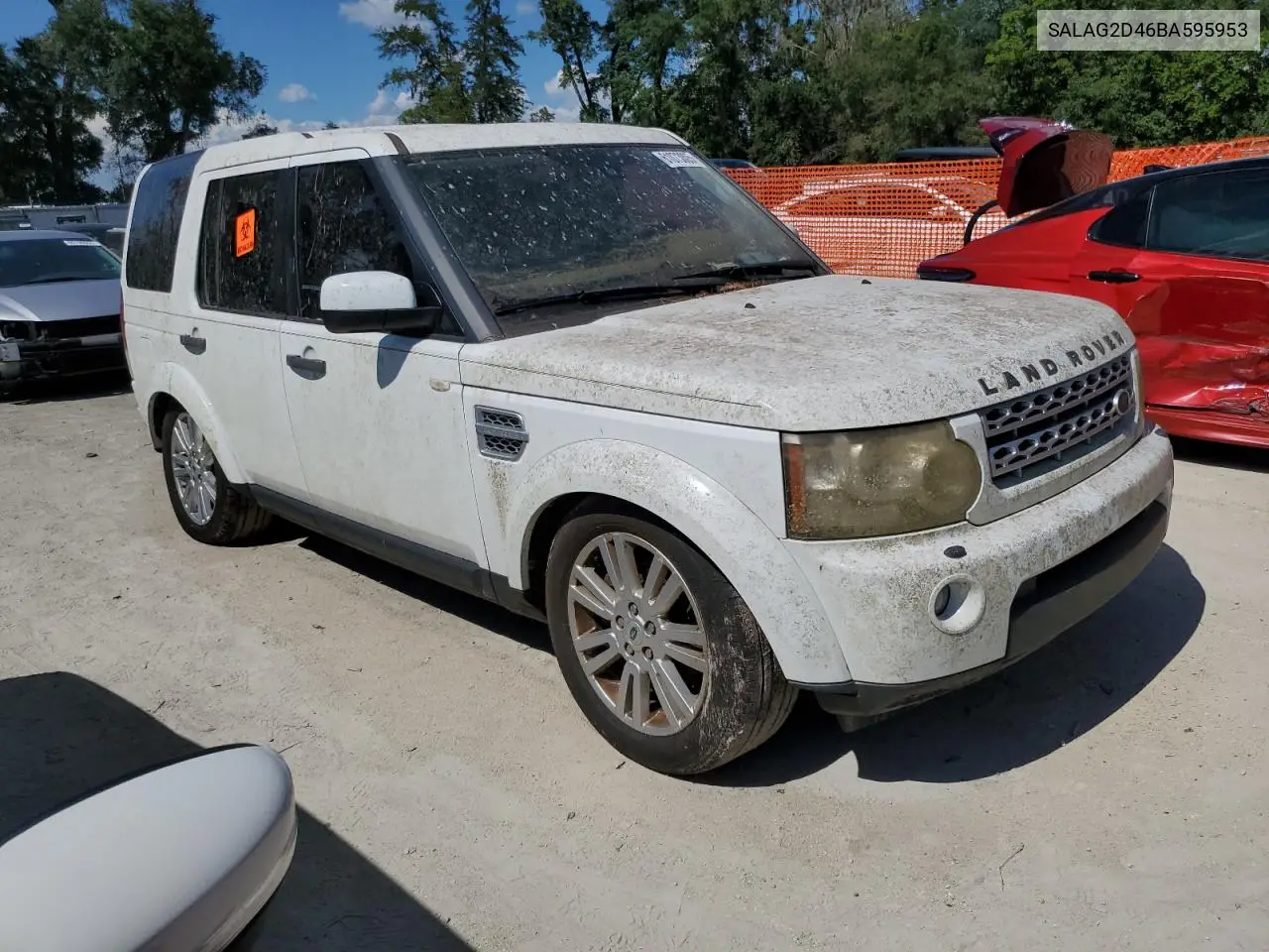 2011 Land Rover Lr4 Hse VIN: SALAG2D46BA595953 Lot: 61073005