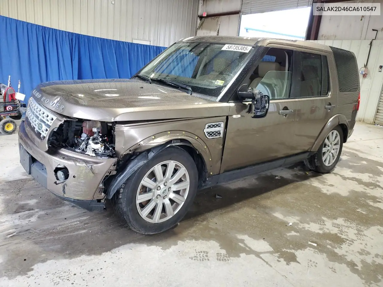2012 Land Rover Lr4 Hse Luxury VIN: SALAK2D46CA610547 Lot: 58735385