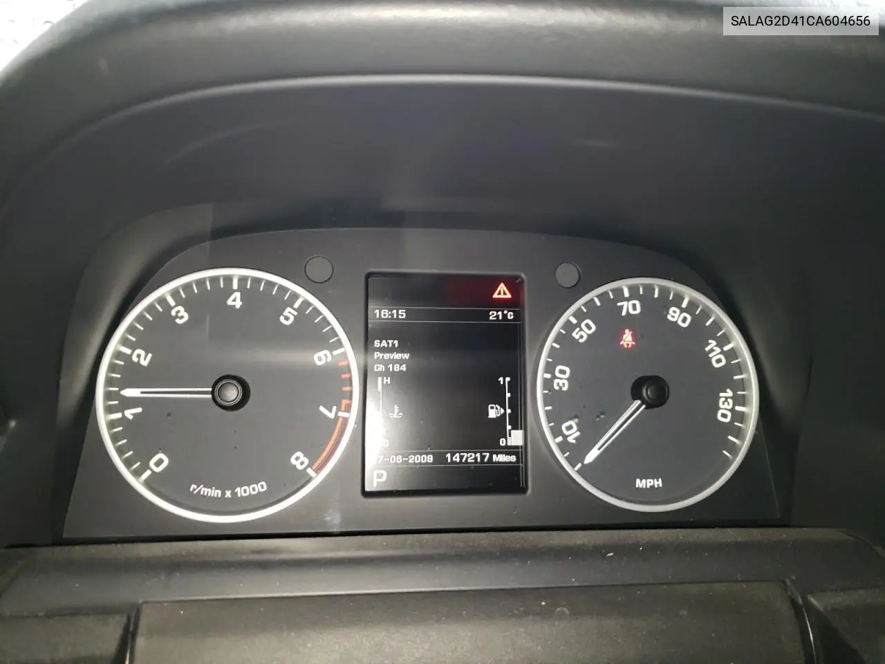 2012 Land Rover Lr4 Hse VIN: SALAG2D41CA604656 Lot: 59901925