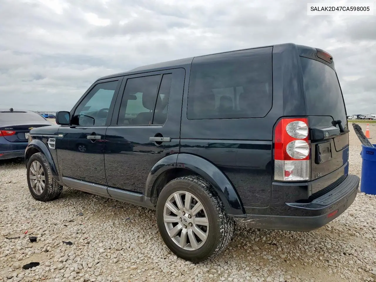 2012 Land Rover Lr4 Hse Luxury VIN: SALAK2D47CA598005 Lot: 60195505