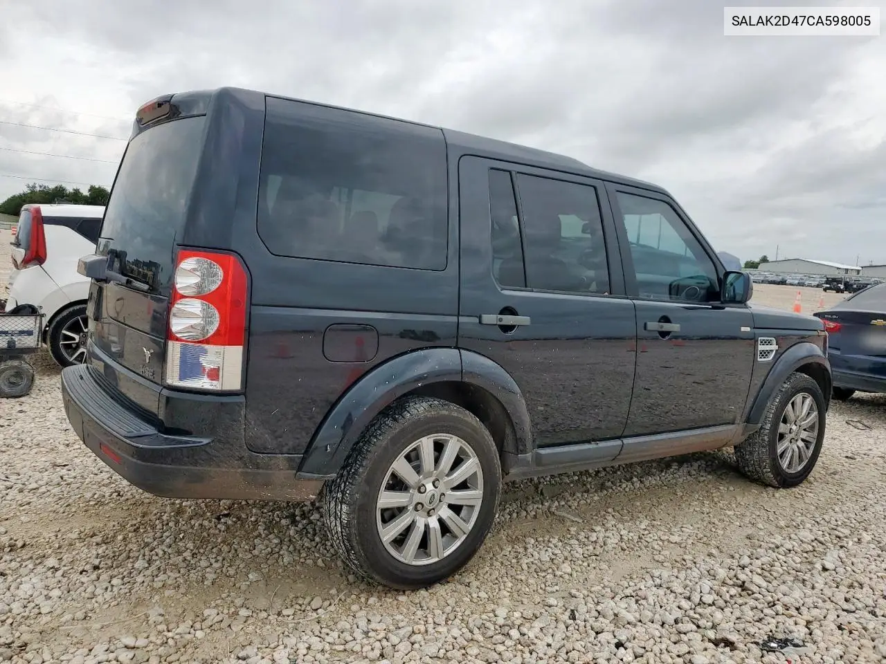 2012 Land Rover Lr4 Hse Luxury VIN: SALAK2D47CA598005 Lot: 60195505