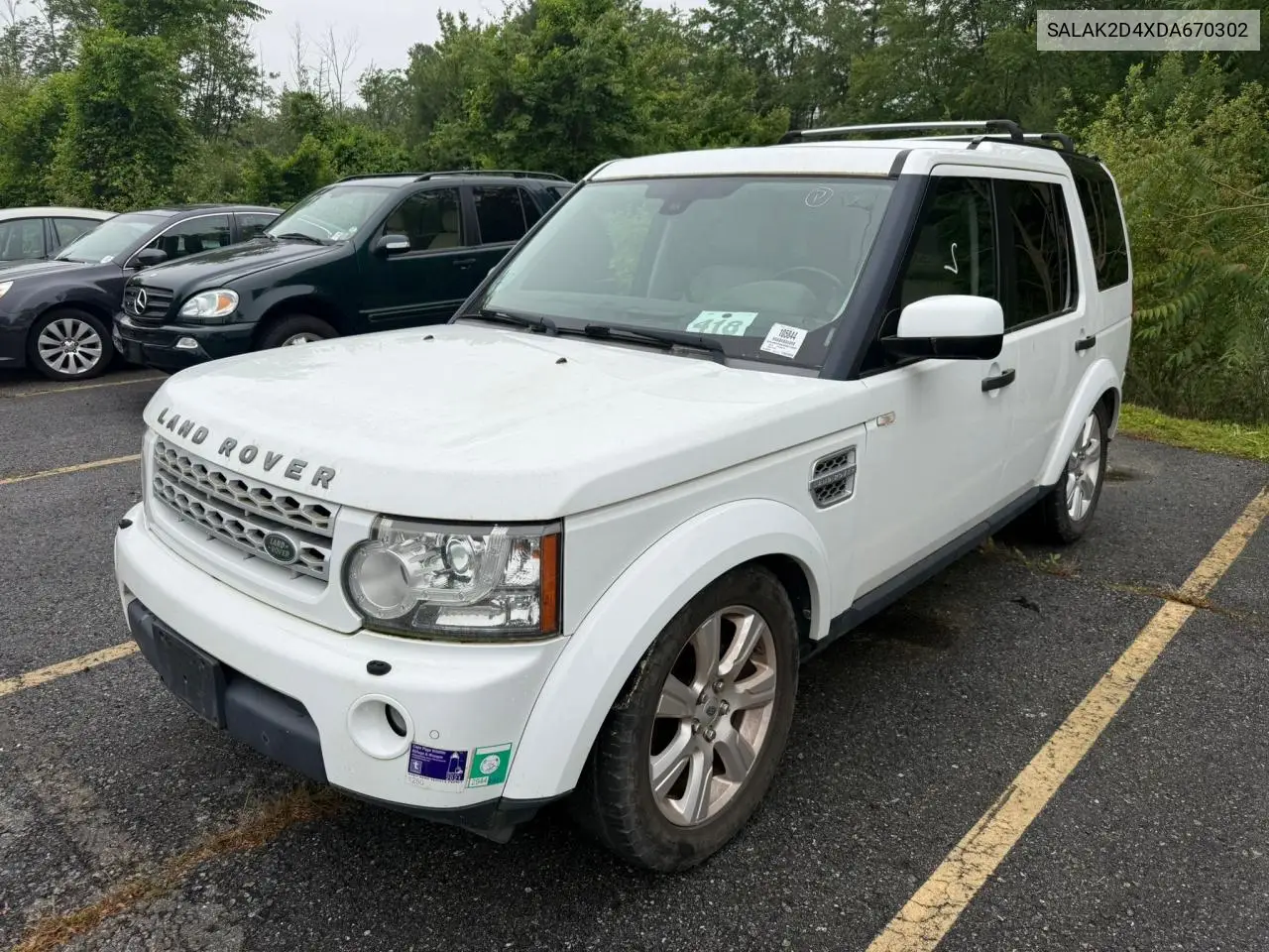 2013 Land Rover Lr4 Hse Luxury VIN: SALAK2D4XDA670302 Lot: 60850605