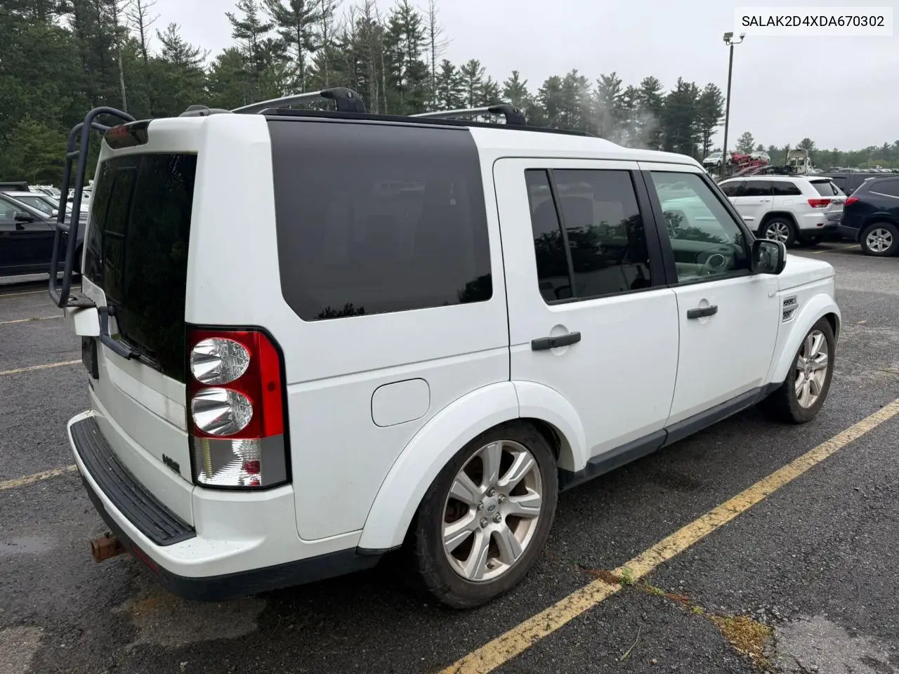 2013 Land Rover Lr4 Hse Luxury VIN: SALAK2D4XDA670302 Lot: 60850605
