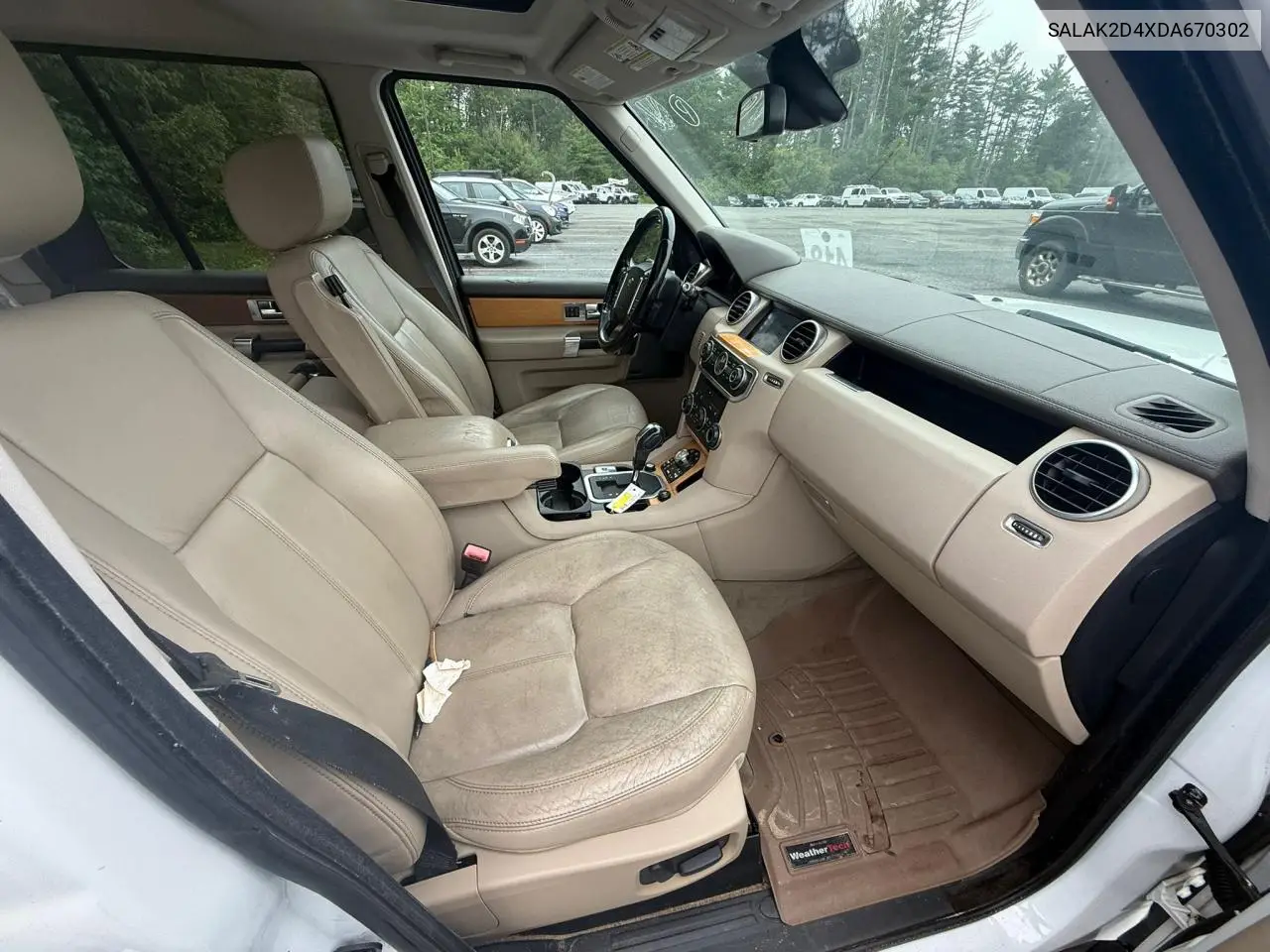 2013 Land Rover Lr4 Hse Luxury VIN: SALAK2D4XDA670302 Lot: 60850605