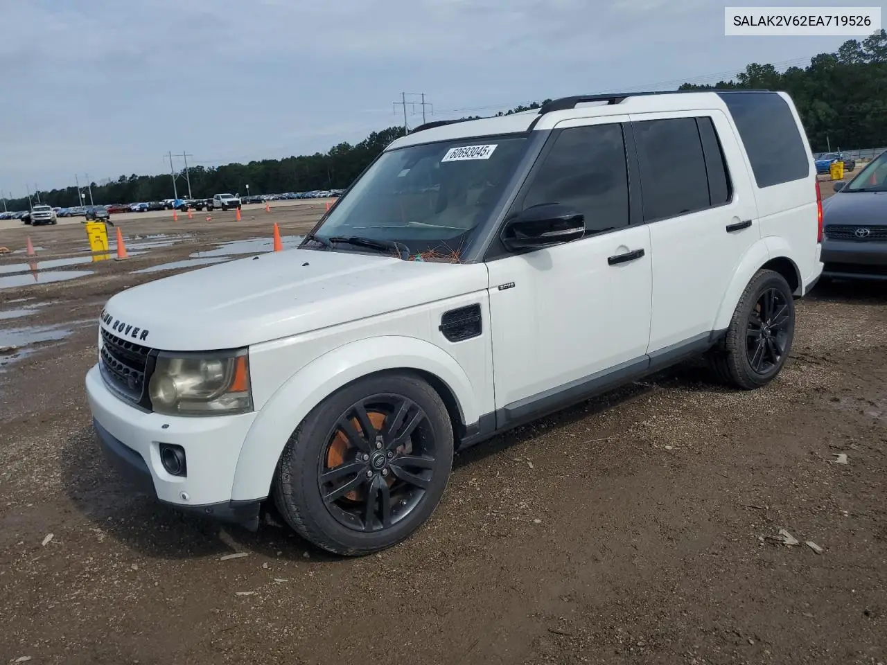 2014 Land Rover Lr4 Hse Luxury VIN: SALAK2V62EA719526 Lot: 60693045