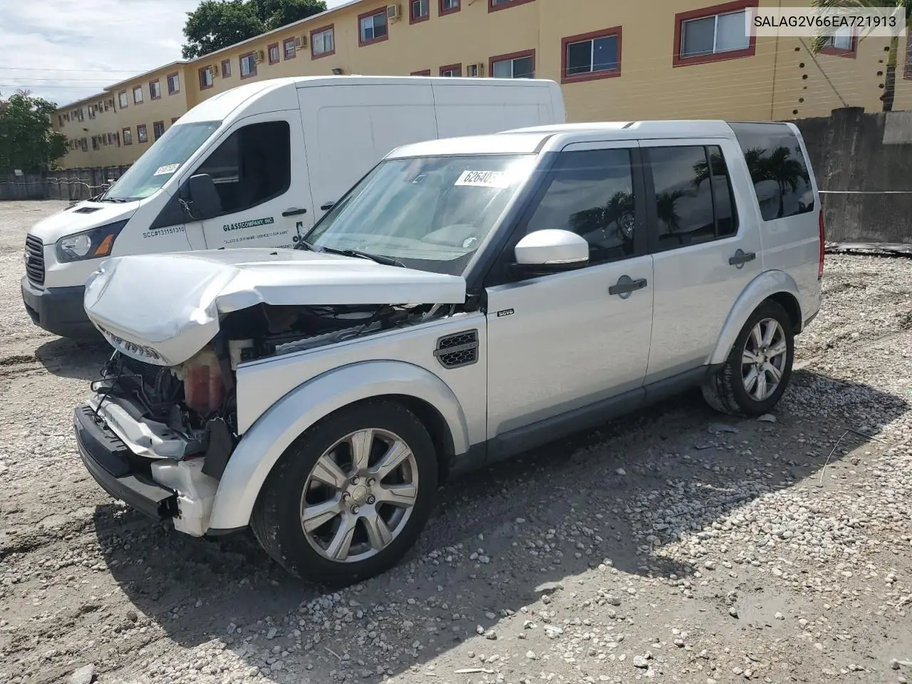 2014 Land Rover Lr4 Hse VIN: SALAG2V66EA721913 Lot: 62640655