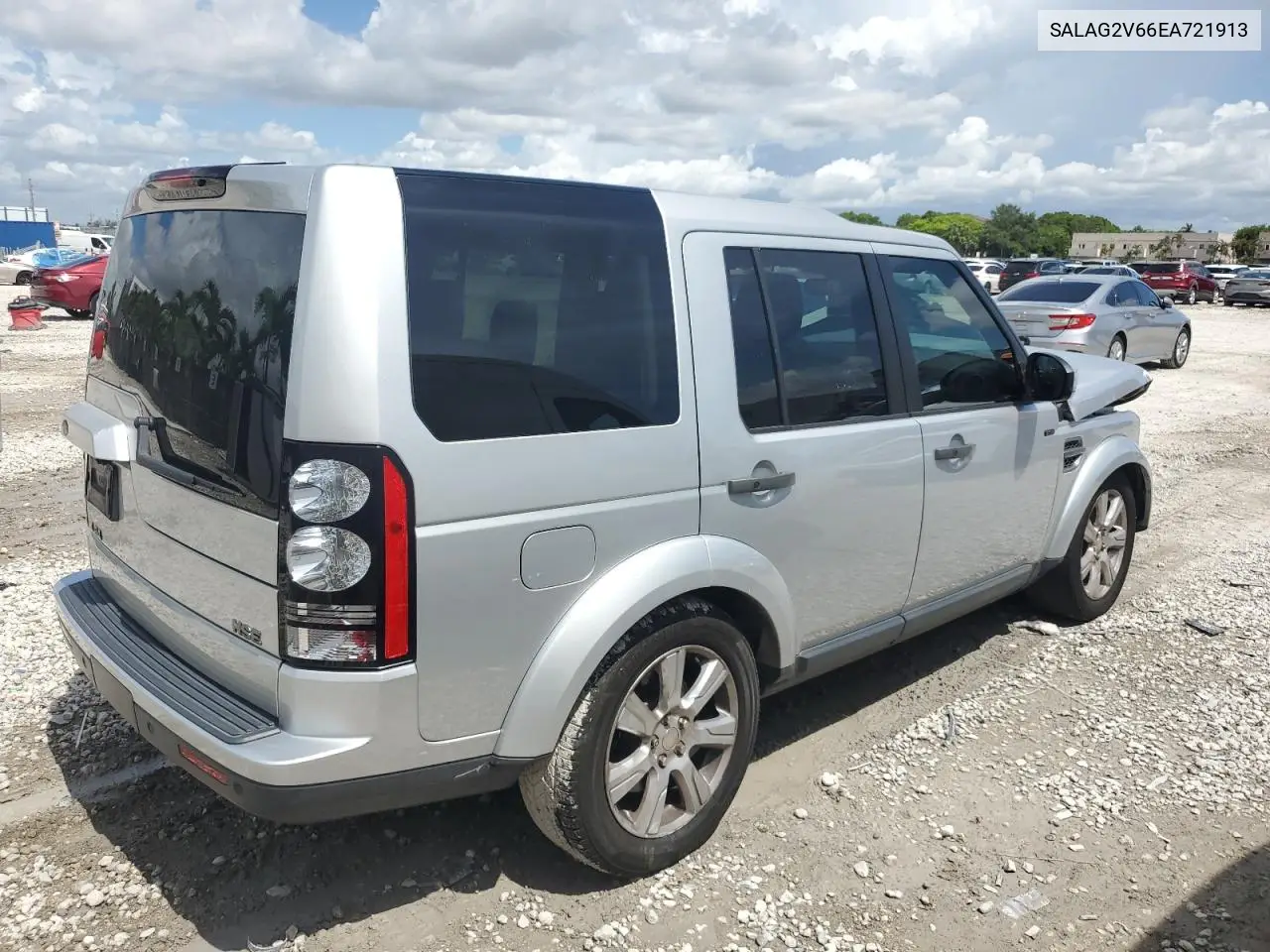 2014 Land Rover Lr4 Hse VIN: SALAG2V66EA721913 Lot: 62640655