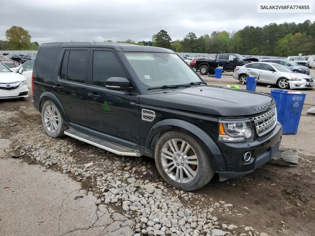 2015 Land Rover Lr4 Hse Luxury VIN: SALAK2V68FA774855 Lot: 50954595