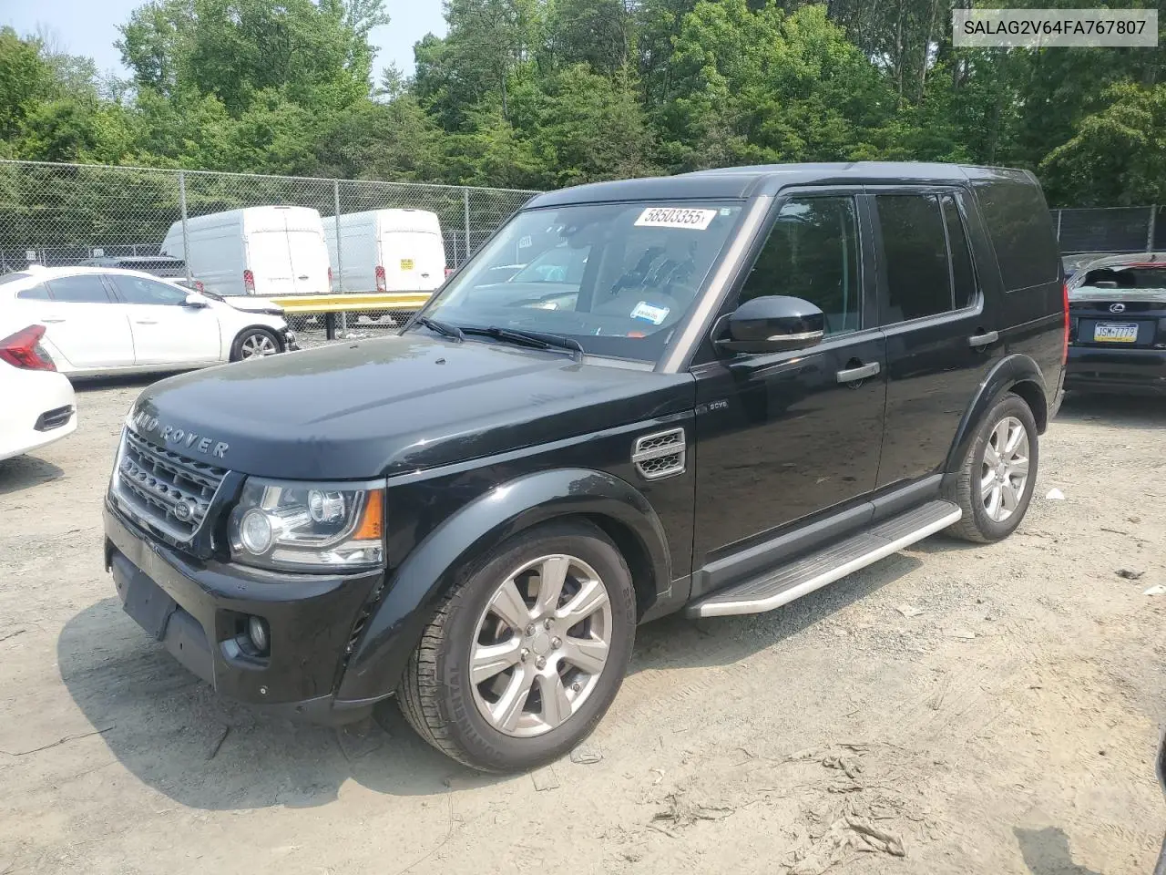 2015 Land Rover Lr4 Hse VIN: SALAG2V64FA767807 Lot: 58503355
