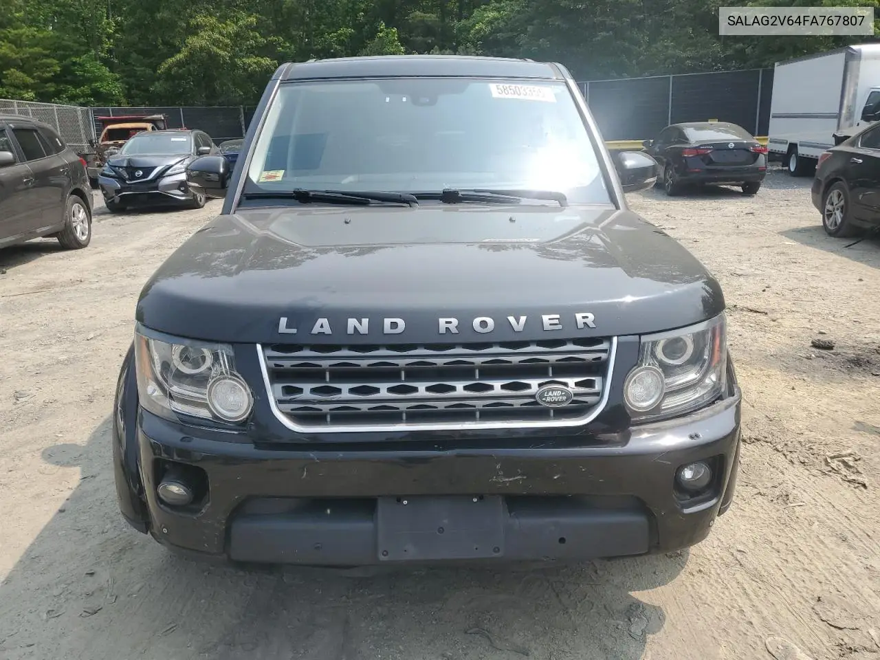 2015 Land Rover Lr4 Hse VIN: SALAG2V64FA767807 Lot: 58503355