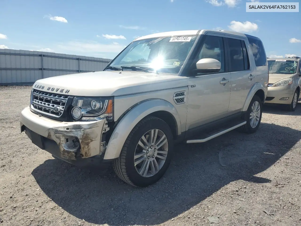 2015 Land Rover Lr4 Hse Luxury VIN: SALAK2V64FA762153 Lot: 60664745