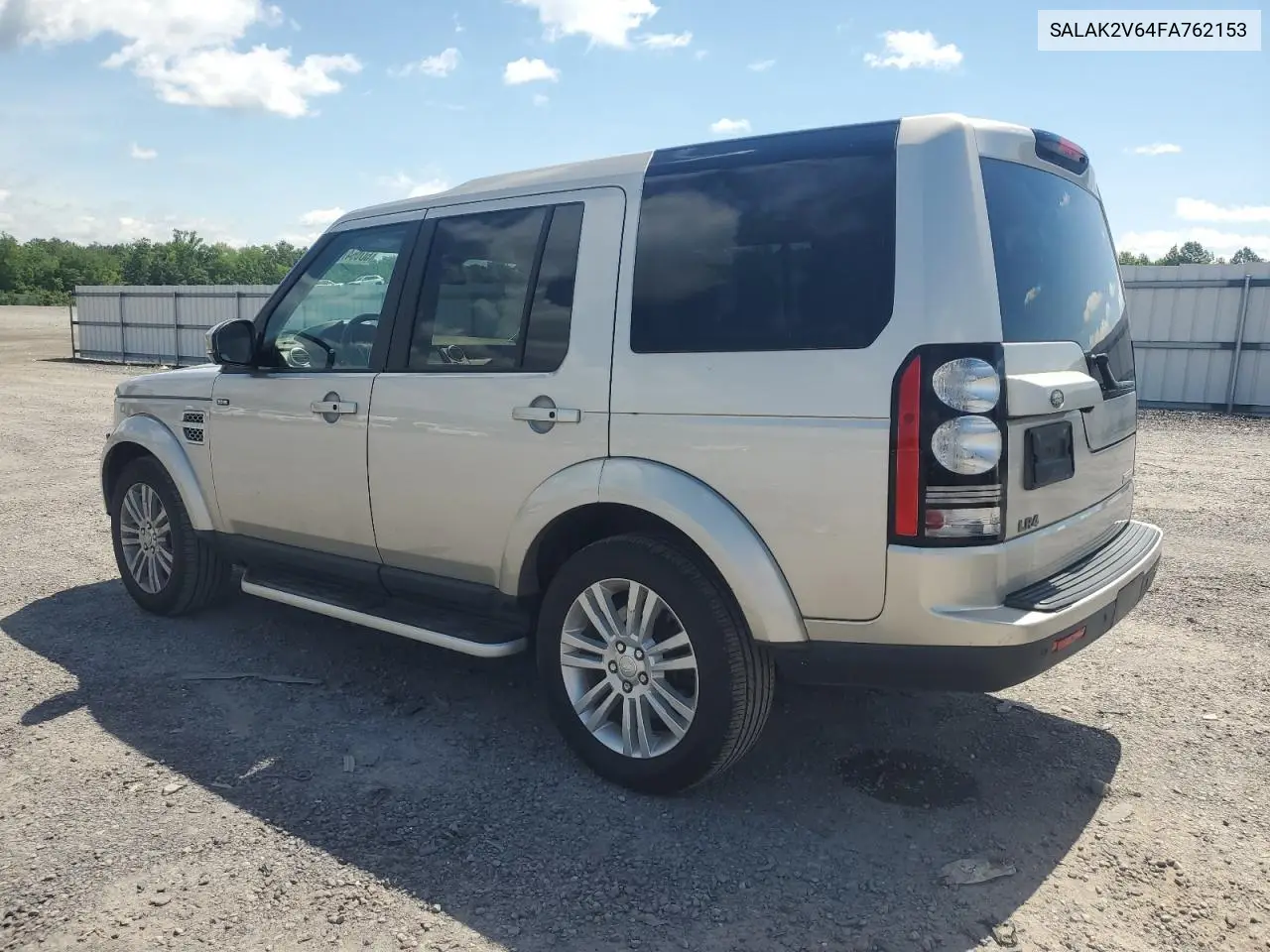 2015 Land Rover Lr4 Hse Luxury VIN: SALAK2V64FA762153 Lot: 60664745
