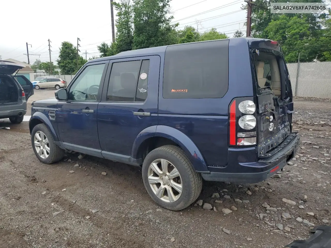 2015 Land Rover Lr4 Hse VIN: SALAG2V6XFA742605 Lot: 60933265