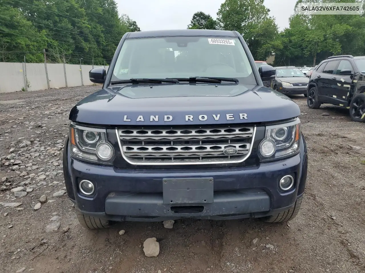 2015 Land Rover Lr4 Hse VIN: SALAG2V6XFA742605 Lot: 60933265