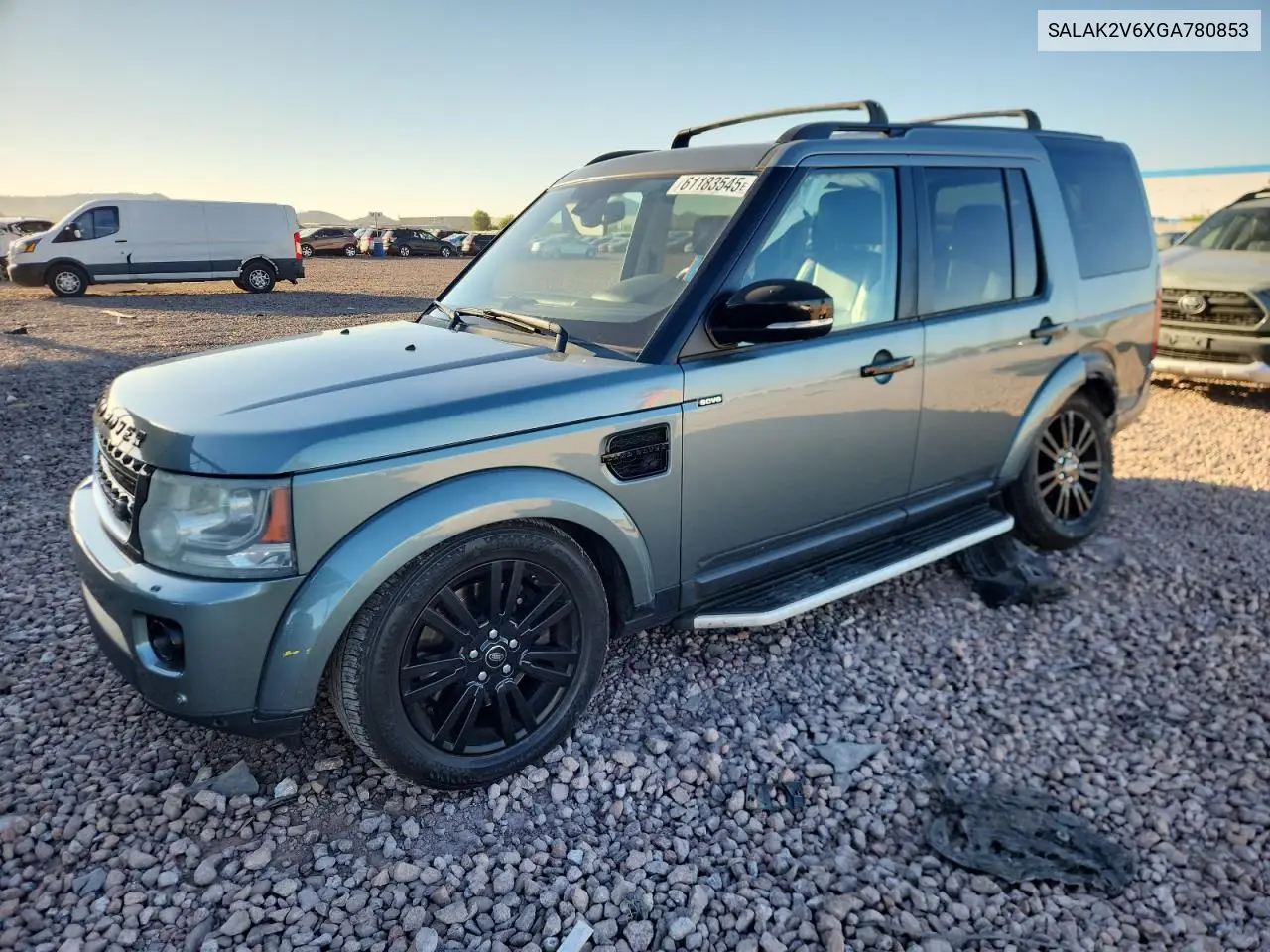 2015 Land Rover Lr4 Hse Luxury VIN: SALAK2V6XGA780853 Lot: 61183545