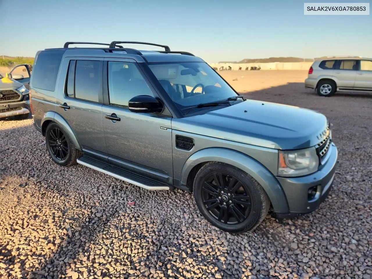2015 Land Rover Lr4 Hse Luxury VIN: SALAK2V6XGA780853 Lot: 61183545