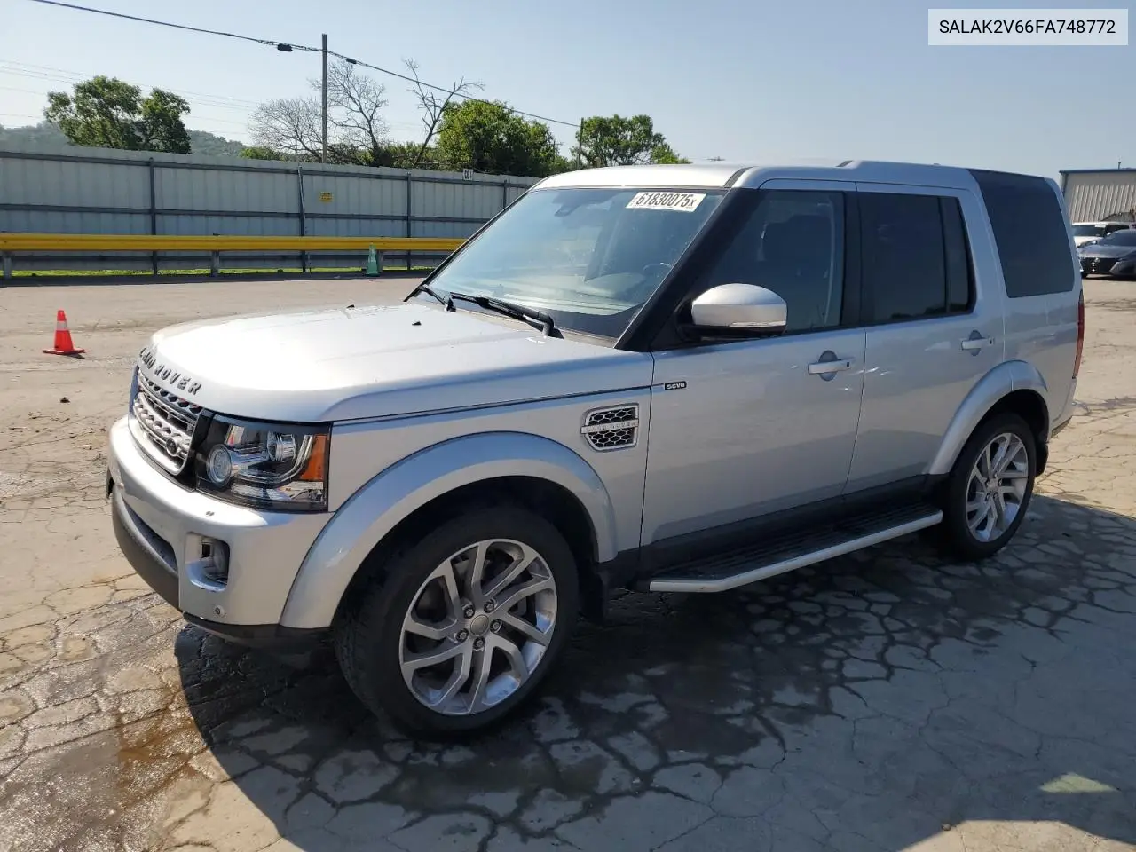 2015 Land Rover Lr4 Hse Luxury VIN: SALAK2V66FA748772 Lot: 61830075