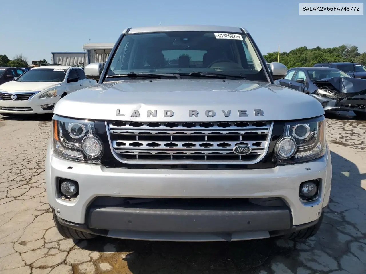 2015 Land Rover Lr4 Hse Luxury VIN: SALAK2V66FA748772 Lot: 61830075