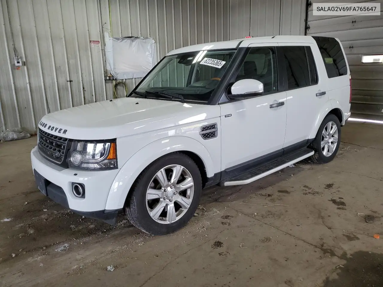 2015 Land Rover Lr4 Hse VIN: SALAG2V69FA765647 Lot: 62235365